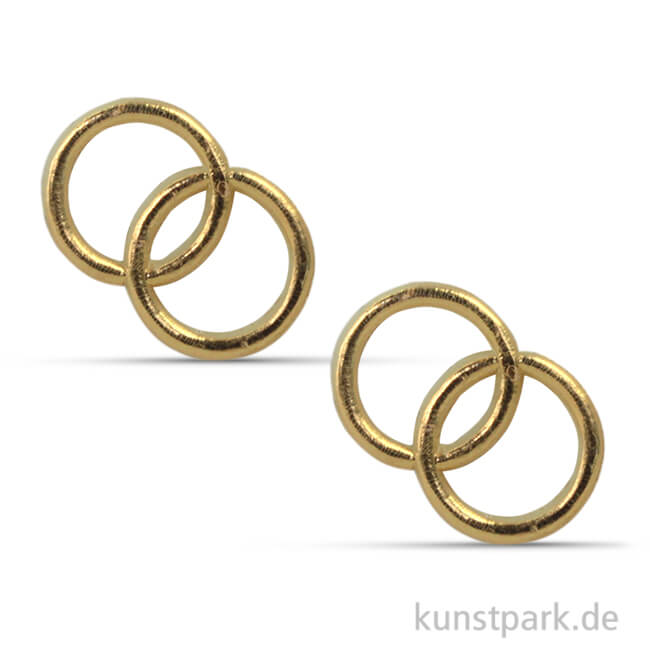Artikelbild 1 des Artikels “Wachsmotiv - Eheringe, 2,5 cm, 2 Paar Gold“