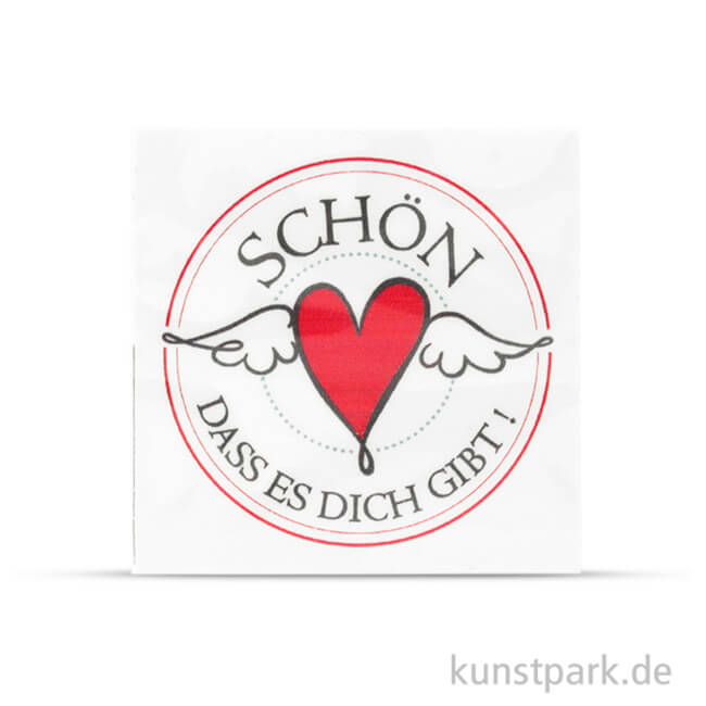 Artikelbild 1 des Artikels “Wachsmotiv - Schön dass es Dich gibt, 4,5 cm, 1 Stück “