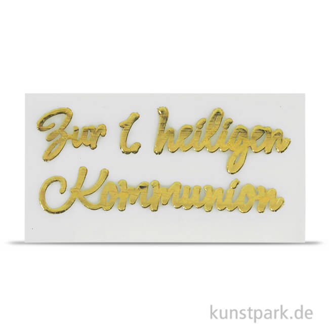 Artikelbild 1 des Artikels “Wachsschrift - Zur 1. Heiligen Kommunion, 1 Stück Gold“