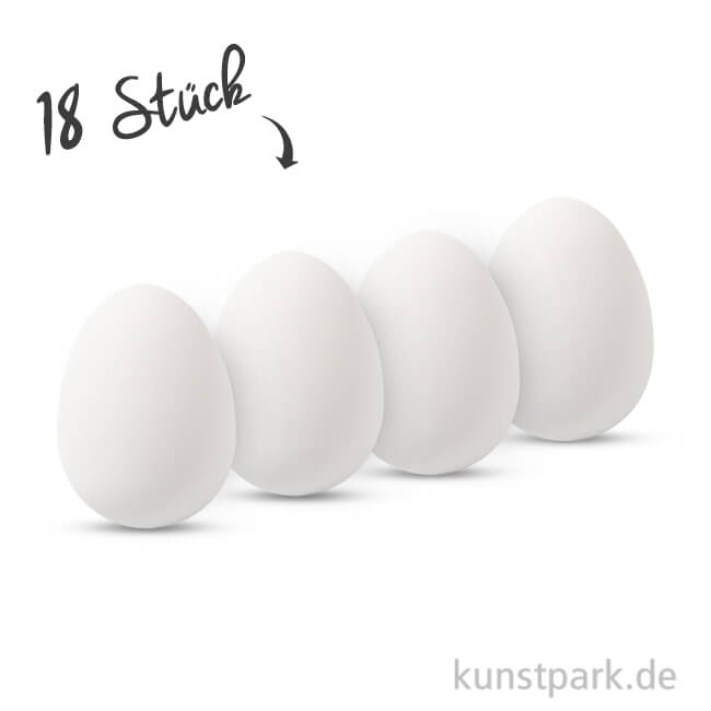 Artikelbild 1 des Artikels “Wachtelei aus Kunststoff, 4 cm, 18 Stück - weiß “
