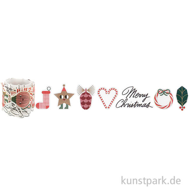 Artikelbild 1 des Artikels “Washi Sticker - Christmas Rocks, Figuren, 200 Aufkleber “