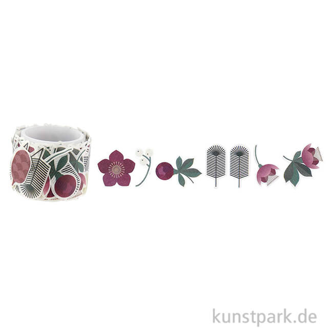Artikelbild 1 des Artikels “Washi Sticker - Christmas Rocks, Helleborus, 200 Aufkleber “