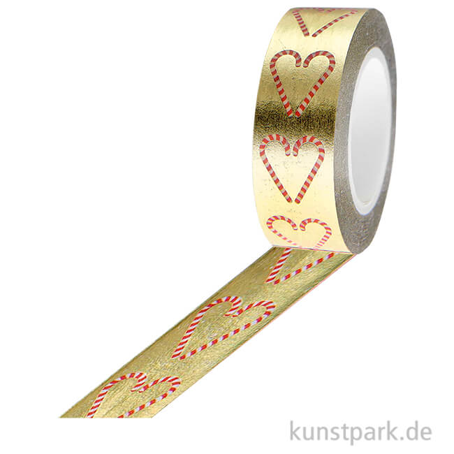 Artikelbild 1 des Artikels “Washi Tape - Christmas Rocks, Zuckerstangen, 15 mm, 10 m Rolle “