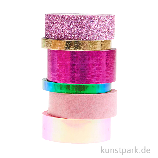 Artikelbild 1 des Artikels “Washi Tape Set - Mixed, Rosa Gold, 6 Stück “