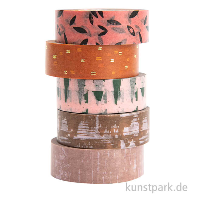 Artikelbild 1 des Artikels “Washi Tape Set - Nature Matters Struktur, 5 Stück, je 10 m “