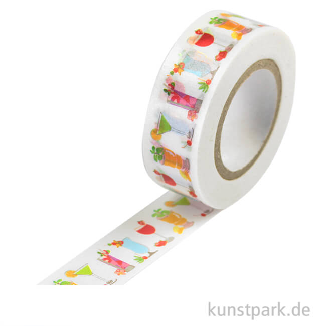 Artikelbild 1 des Artikels “Washitape - Cocktails, 15 mm, 10 m “