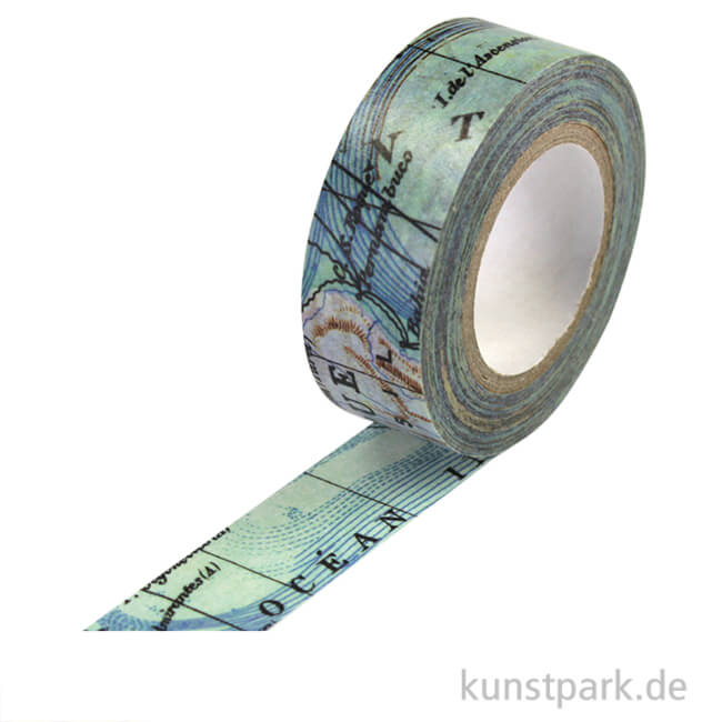 Artikelbild 1 des Artikels “Washitape - Map 6, 15 mm, 10 m “