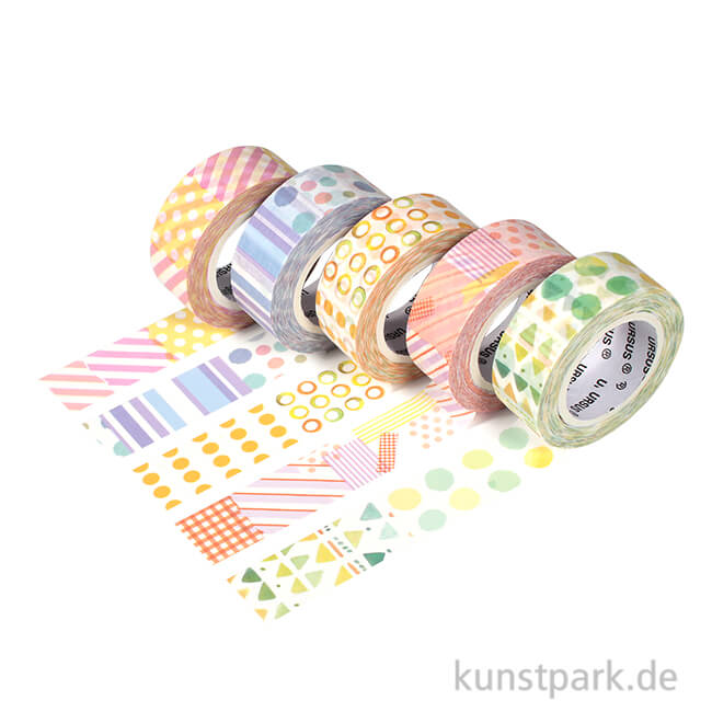 Artikelbild 1 des Artikels “Washitape - Patchwork, 5er Set, 10 m “