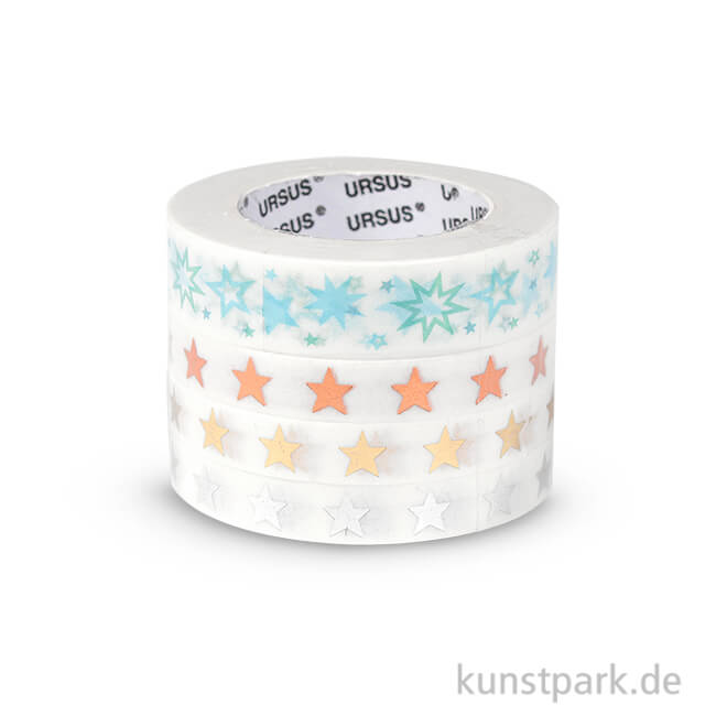 Artikelbild 1 des Artikels “Washitape - Sterne, 4er Set, 10 m “