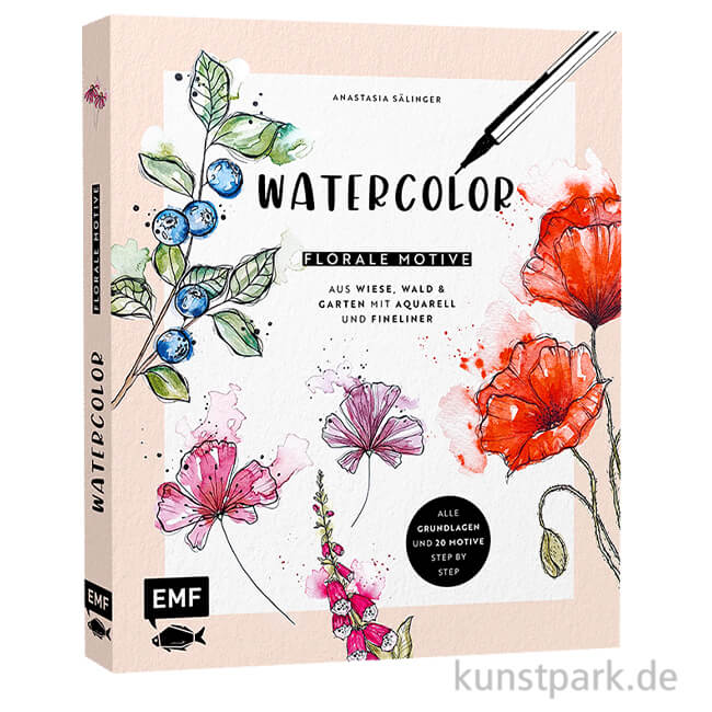 Artikelbild 1 des Artikels “Watercolor - Florale Motive aus Wiese, Wald & Garten, Edition Fischer “