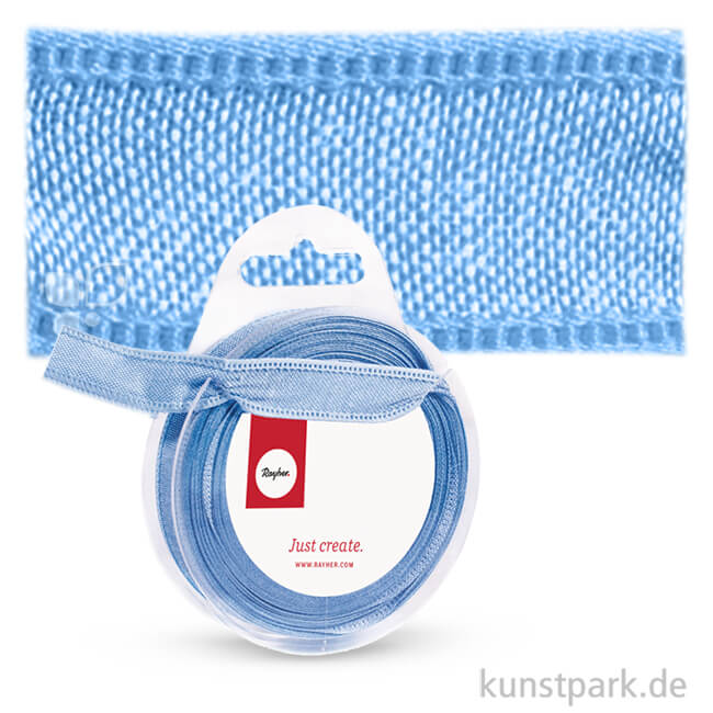 Artikelbild 1 des Artikels “Webband Uni mit Kante, 15 mm x 5 m Einzelfarbe | Bayrisch Blau“