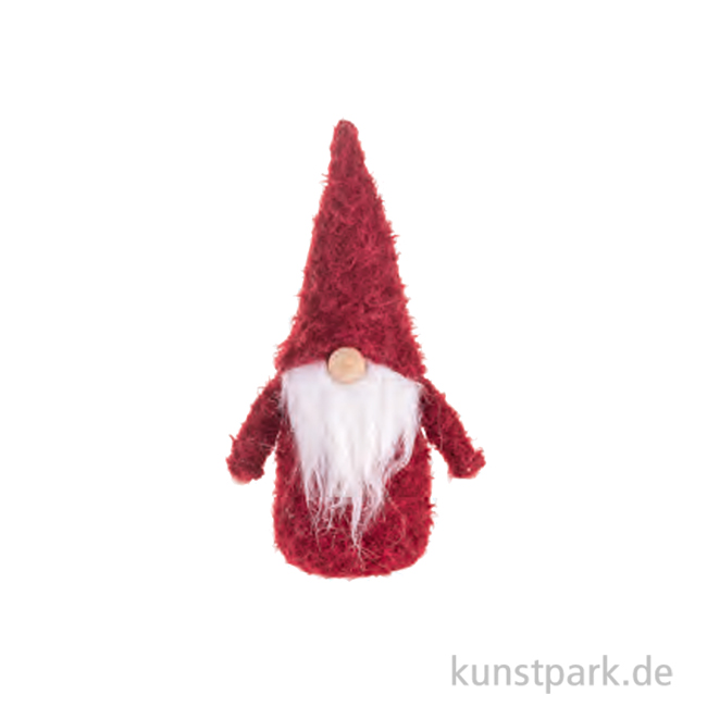 Artikelbild 1 des Artikels “Weihnachtswichtel Figur, Plüsch, Rot, 12 x 7,5 x 23 cm “