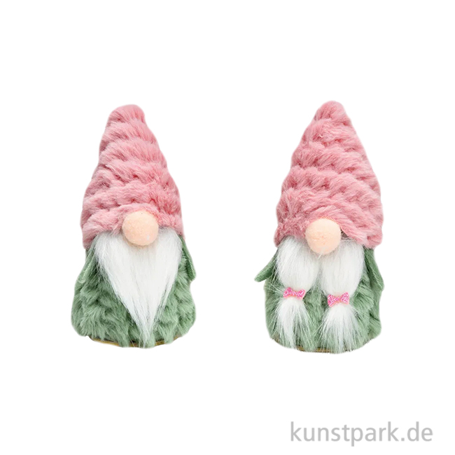 Artikelbild 1 des Artikels “Wichtel aus Textil, Grün / Pink, Sortiert, 7 x 13 x 7 cm “