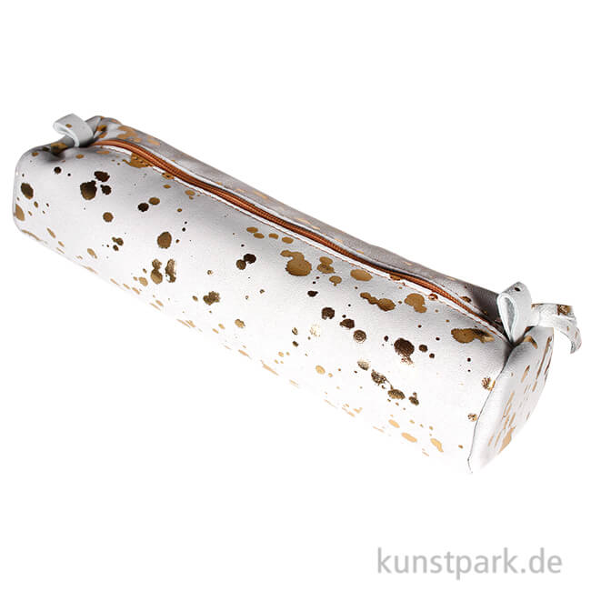Artikelbild 1 des Artikels “Wildleder-Etui - Splash, Gold, Rund “