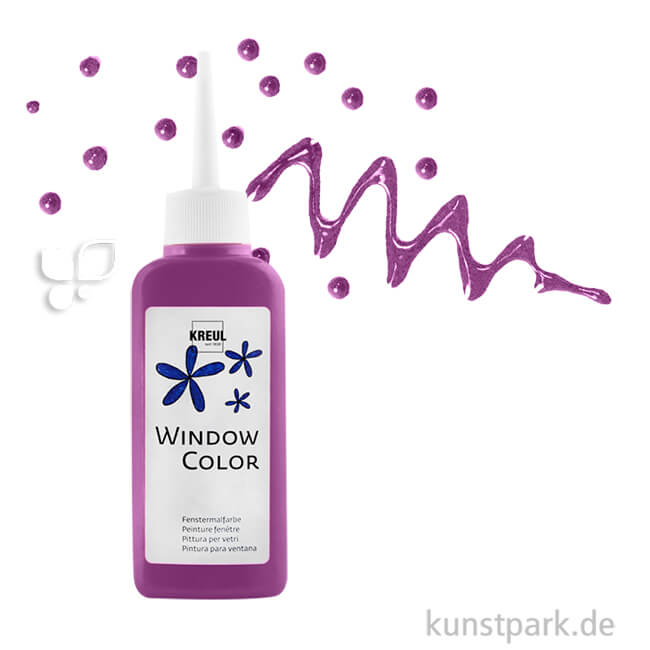 Artikelbild 1 des Artikels “KREUL Window Color Glasmalfarbe 80 ml Einzelfarbe | Violett“