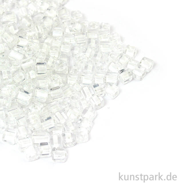 Artikelbild 1 des Artikels “Würfel ARKTIS gelüstert Weiß - 3,4 mm, 15g Dose “