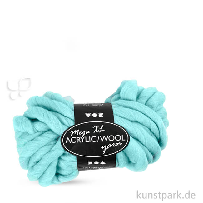 Artikelbild 1 des Artikels “XL Wolle aus 90% Polyacryl, 300 g 15 m | Türkis“