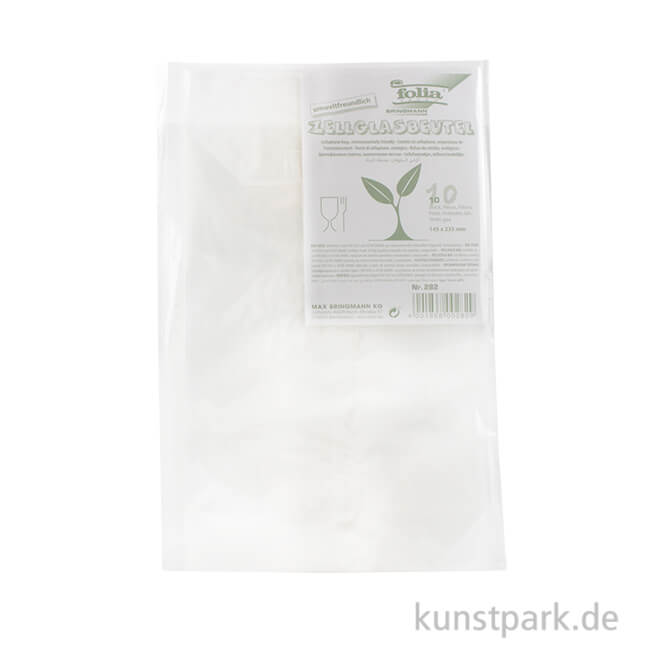 Artikelbild 1 des Artikels “Zellglasbeutel ohne Druck, 10 Stück 115x190 mm“