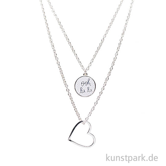 Artikelbild 2 des Artikels “Anhänger Herz - Silber, 2 Stück “