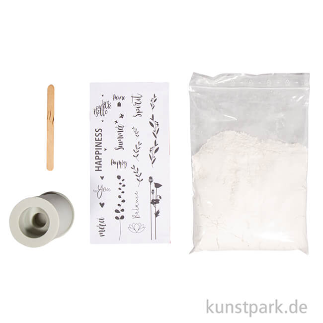 Artikelbild 2 des Artikels “Bastelset für 3 Raysin Kerzenhalter, inklusive Kerzen-Transferfolie “