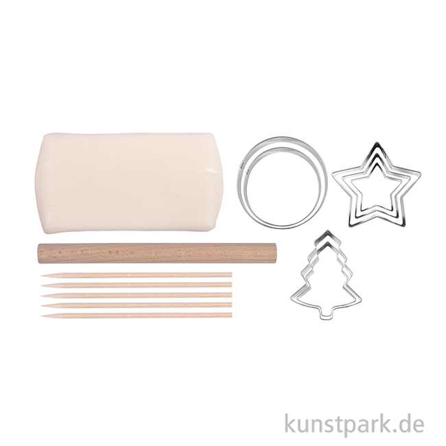 Artikelbild 2 des Artikels “Bastelset Modellieren mit Salzteig, Xmas, Weihnachtsanhänger “