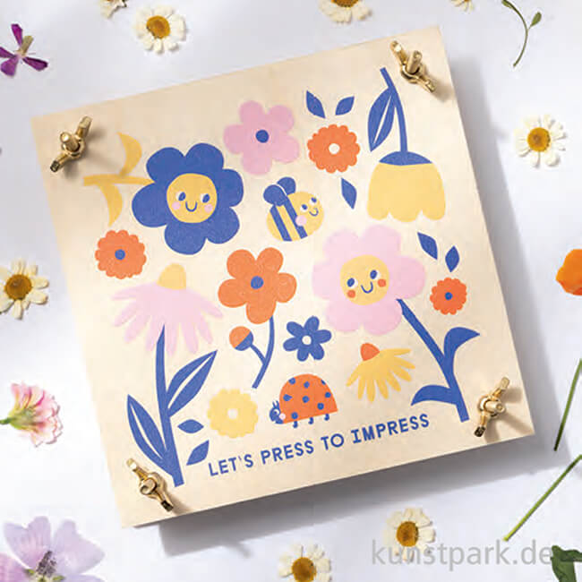 Artikelbild 2 des Artikels “Blumenpresse - Flower Press, 14,5 x 14,5 cm “