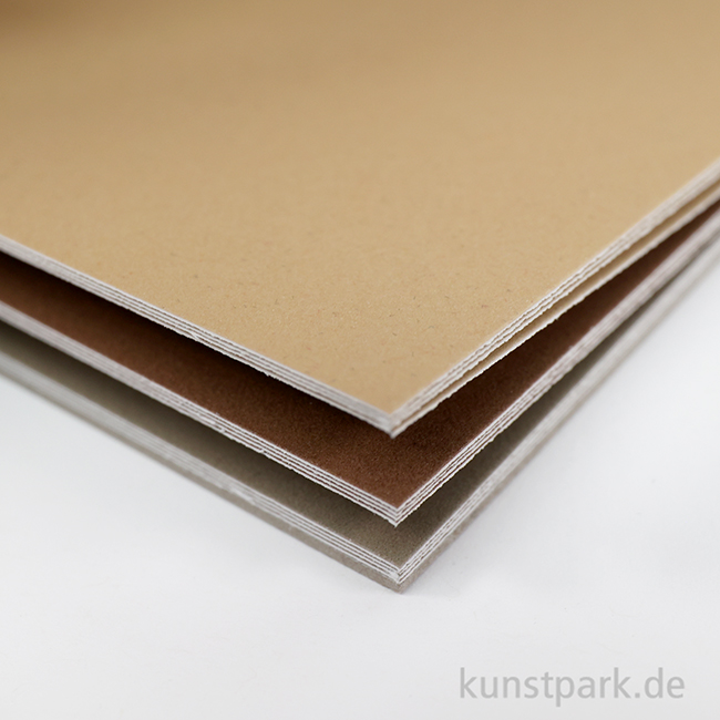 Artikelbild 2 des Artikels “Canson MI-TEINTES Velvet Block, 12 Blatt, 24 x 32 cm, 430 g, Brauntöne “