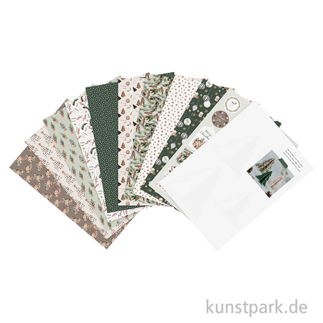 Artikelbild 2 des Artikels “Clairefontaine Motivpapier Block, Weihnachten Cozy, DIN A4, 20 Blatt “
