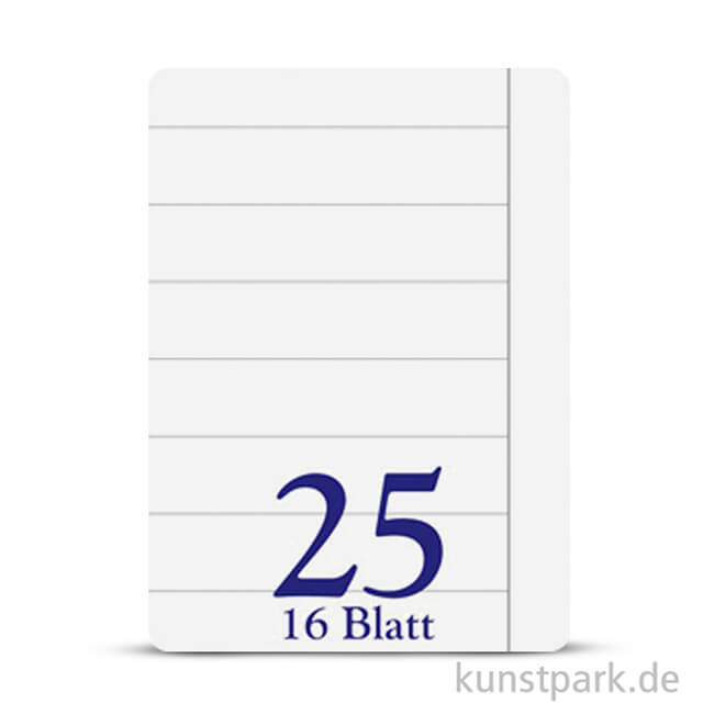 Artikelbild 2 des Artikels “Clairefontaine Schulheft DIN A4, 16 Blatt, 90g, Lin. 25, liniert mit Rand “