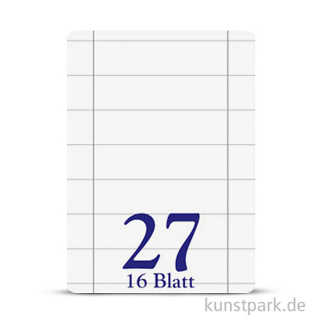 Artikelbild 2 des Artikels “Clairefontaine Schulheft DIN A4, 16 Blatt, 90g, Lin. 27, liniert “