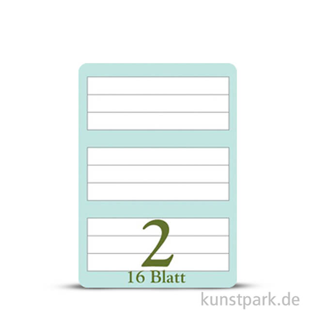 Artikelbild 2 des Artikels “Clairefontaine Schulheft DIN A5, 16 Blatt, 90g, Lin. 2, grün hinterlegt “
