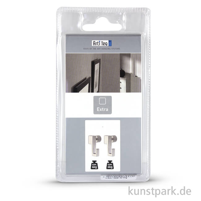 Artikelbild 2 des Artikels “Click Rail Bilderhaken Set für 4kg “