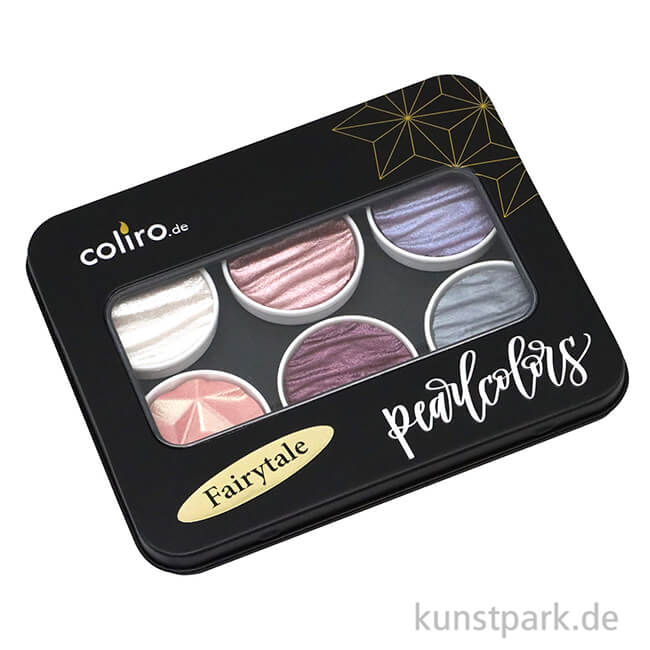 Artikelbild 2 des Artikels “COLIRO Pearl Colors - 6 Perlglanzfarben im Metallkasten, Fairytale “