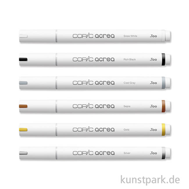 Artikelbild 2 des Artikels “COPIC acrea Paint Marker Set, Essentials, 6 Stück “