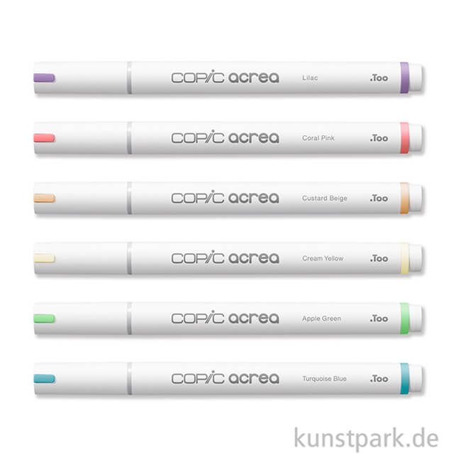 Artikelbild 2 des Artikels “COPIC acrea Paint Marker Set, Light, 6 Stück “