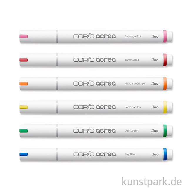 Artikelbild 2 des Artikels “COPIC acrea Paint Marker Set, Vivid, 6 Stück “