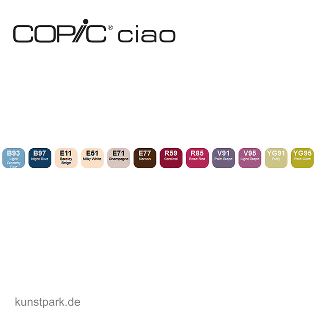 Artikelbild 2 des Artikels “COPIC ciao Set 12er - Nostalgie “