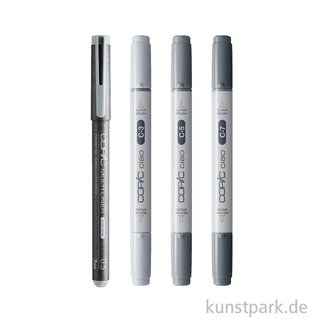 Artikelbild 2 des Artikels “COPIC ciao Shade Set - 4 Stifte, Dark Cool Gray “