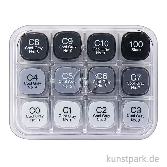 Artikelbild 2 des Artikels “COPIC Marker Set 12er - Grau CG “