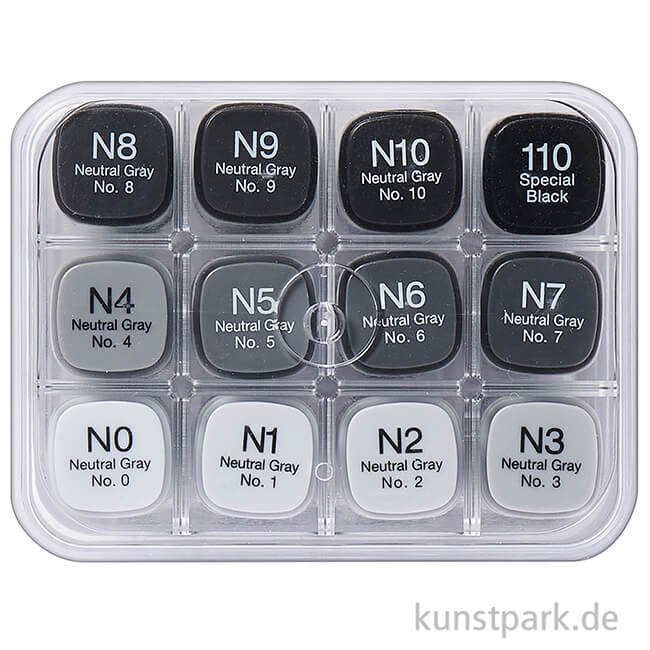 Artikelbild 2 des Artikels “COPIC Marker Set 12er - Grau NG “