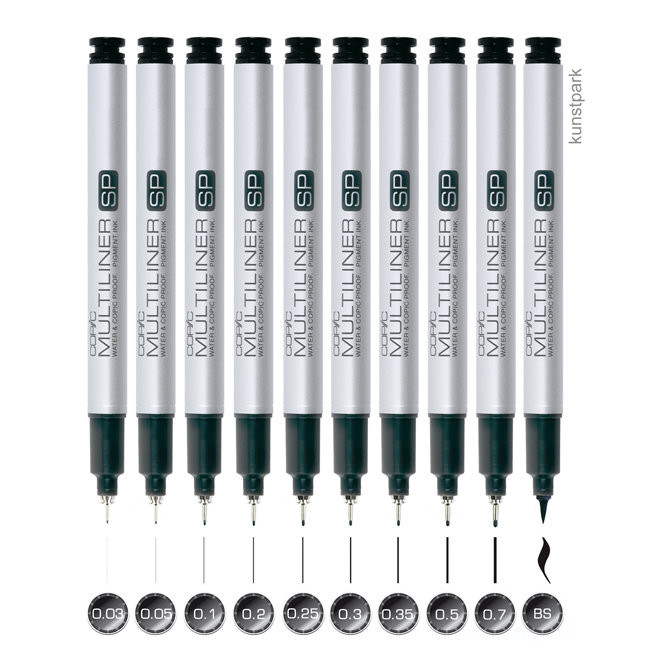 Artikelbild 2 des Artikels “COPIC Multiliner SP - der Profi Fineliner “