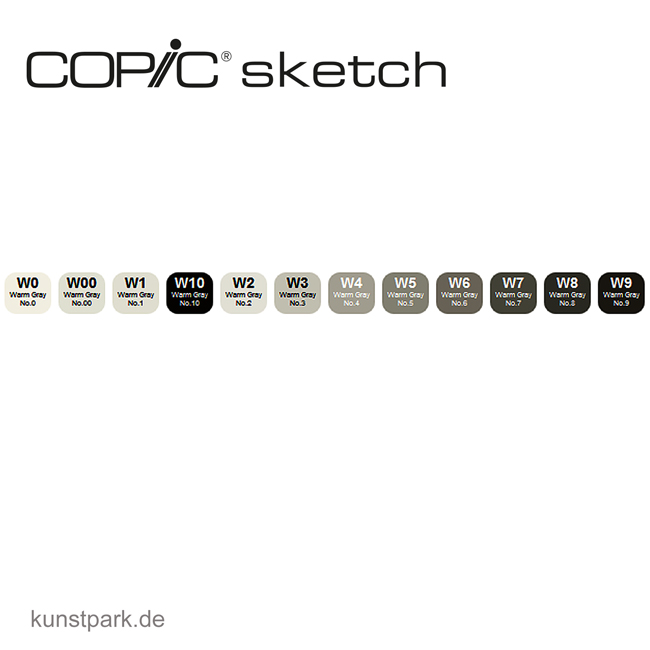 Artikelbild 2 des Artikels “COPIC sketch Set 12er - Warm Grey “