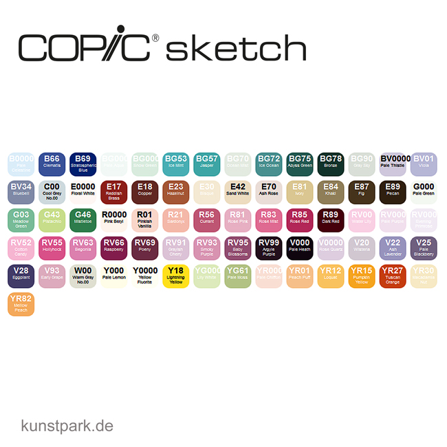 Artikelbild 2 des Artikels “COPIC sketch Set 72er - E “