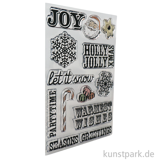 Artikelbild 2 des Artikels “CraftEmotions Clear Stamps - Christmas Sprüche, DIN A6 “
