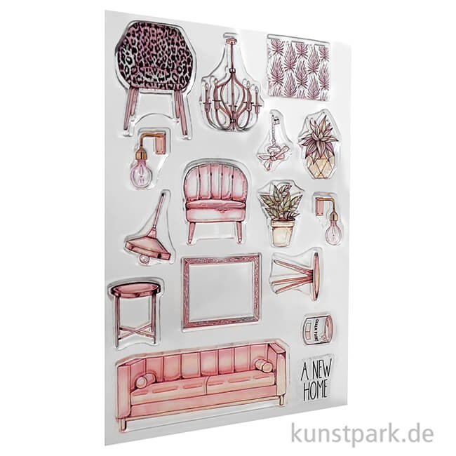 Artikelbild 2 des Artikels “CraftEmotions Clear Stamps - New Home, DIN A5 “