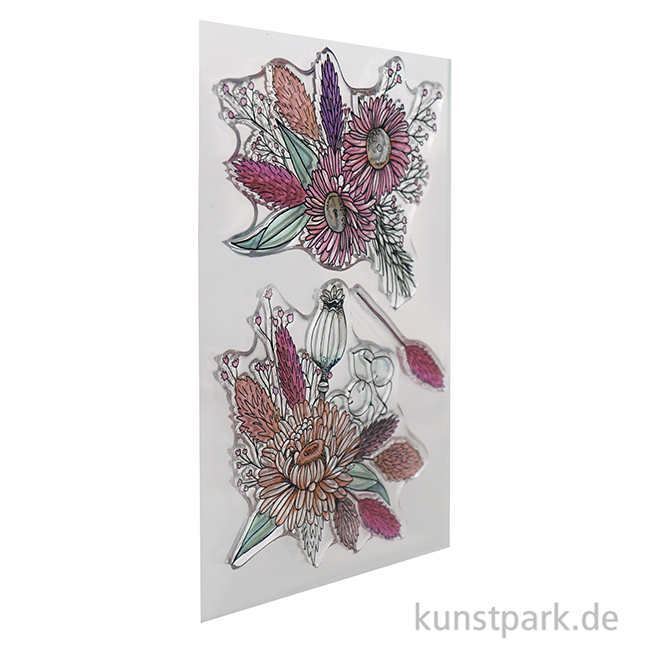 Artikelbild 2 des Artikels “CraftEmotions Clear Stamps - Trockenblumen Arrangements, DIN A6 “