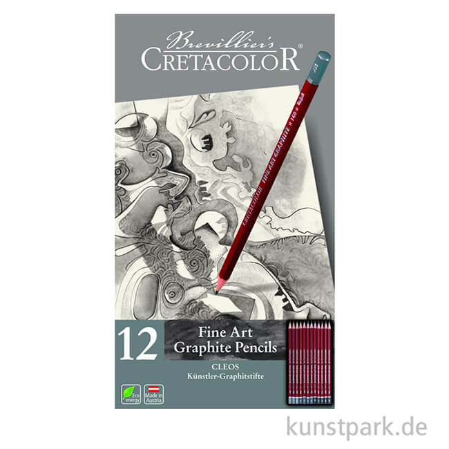 Artikelbild 2 des Artikels “Cretacolor CLEOS Fine Art Graphit - 12er Set im Metalletui “