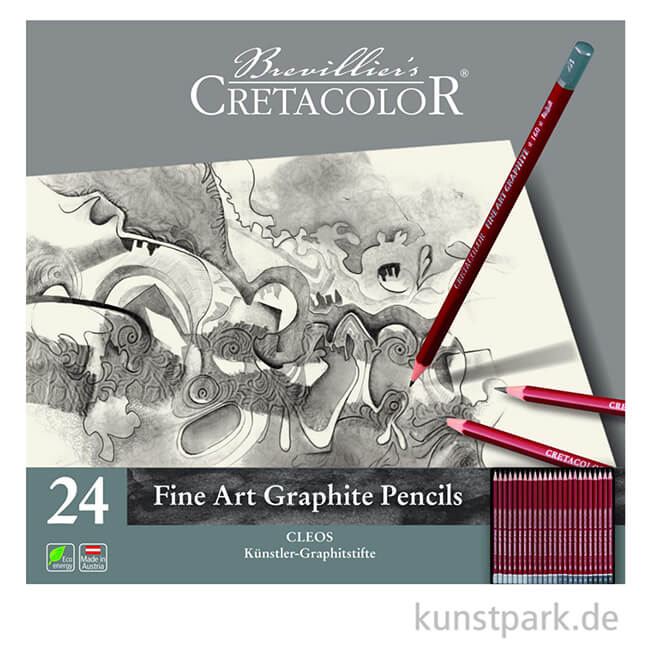Artikelbild 2 des Artikels “Cretacolor CLEOS Fine Art Graphit - 24er Set im Metalletui “