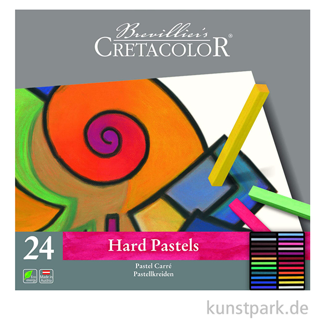 Artikelbild 2 des Artikels “Cretacolor Pastel Carre - 24er Pastell-Set im Metalletui “