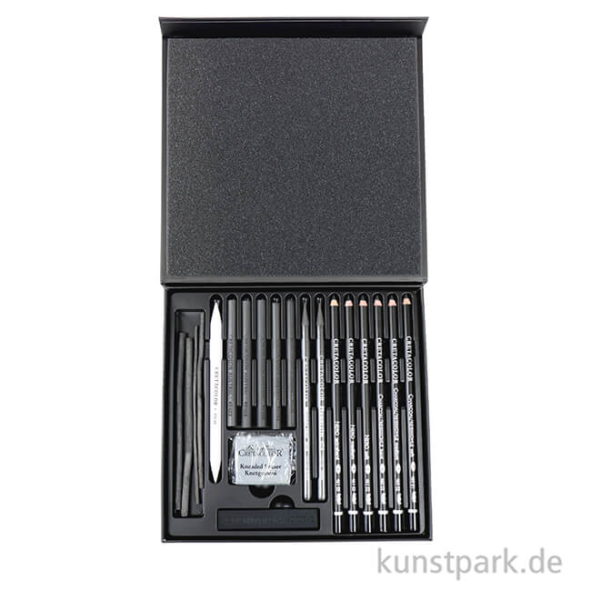 Artikelbild 2 des Artikels “Cretacolor BLACK BOX - 20 teiliges Kohle Geschenkset “